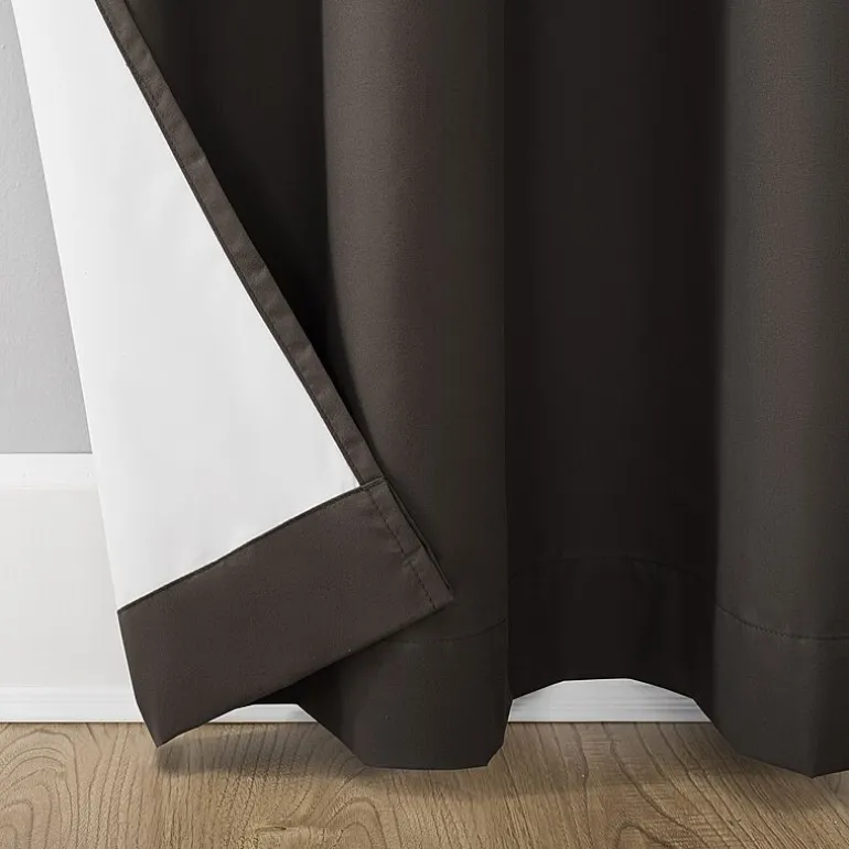 Sun Zero Cyrus Grommet Top Energy Saving 100% Blackout Single Curtain Panel