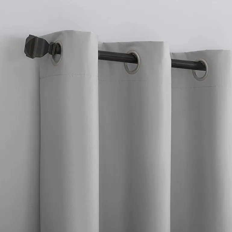 Sun Zero Cyrus Grommet Top Energy Saving 100% Blackout Single Curtain Panel