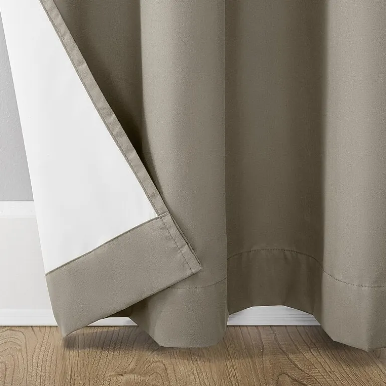 Sun Zero Cyrus Grommet Top Energy Saving 100% Blackout Single Curtain Panel