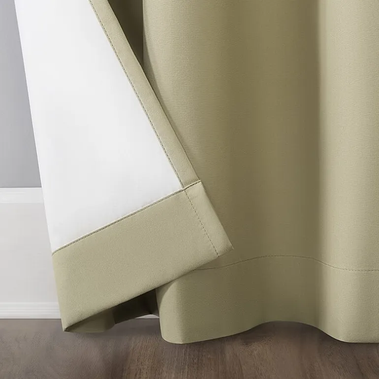 Sun Zero Cyrus Grommet Top Energy Saving 100% Blackout Single Curtain Panel