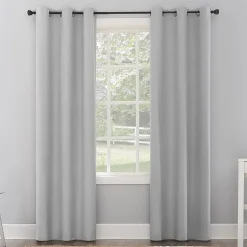 Sun Zero Cyrus Grommet Top Energy Saving 100% Blackout Single Curtain Panel