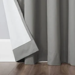 Sun Zero Cyrus Thermal Rod Pocket Back Tab Energy Saving 100% Blackout Single Curtain Panel