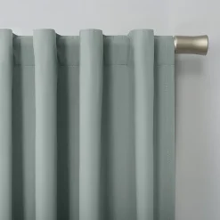 Sun Zero Cyrus Thermal Rod Pocket Back Tab Energy Saving 100% Blackout Single Curtain Panel