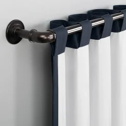 Sun Zero Cyrus Thermal Rod Pocket Back Tab Energy Saving 100% Blackout Single Curtain Panel