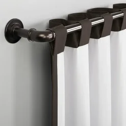 Sun Zero Cyrus Thermal Rod Pocket Back Tab Energy Saving 100% Blackout Single Curtain Panel