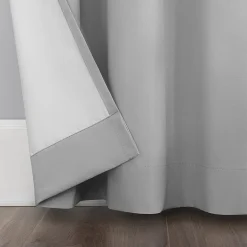 Sun Zero Cyrus Thermal Rod Pocket Back Tab Energy Saving 100% Blackout Single Curtain Panel