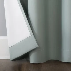 Sun Zero Cyrus Thermal Rod Pocket Back Tab Energy Saving 100% Blackout Single Curtain Panel
