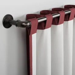 Sun Zero Cyrus Thermal Rod Pocket Back Tab Energy Saving 100% Blackout Single Curtain Panel