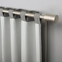 Sun Zero Cyrus Thermal Rod Pocket Back Tab Energy Saving 100% Blackout Single Curtain Panel
