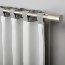 Sun Zero Cyrus Thermal Rod Pocket Back Tab Energy Saving 100% Blackout Single Curtain Panel