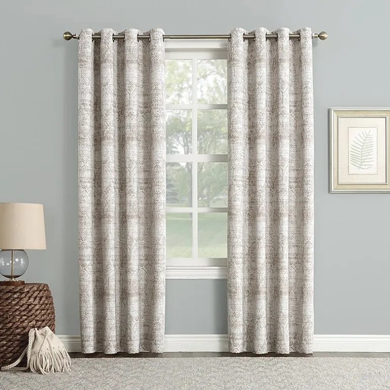 Sun Zero Darren Grommet Top Energy Saving Blackout Single Curtain Panel