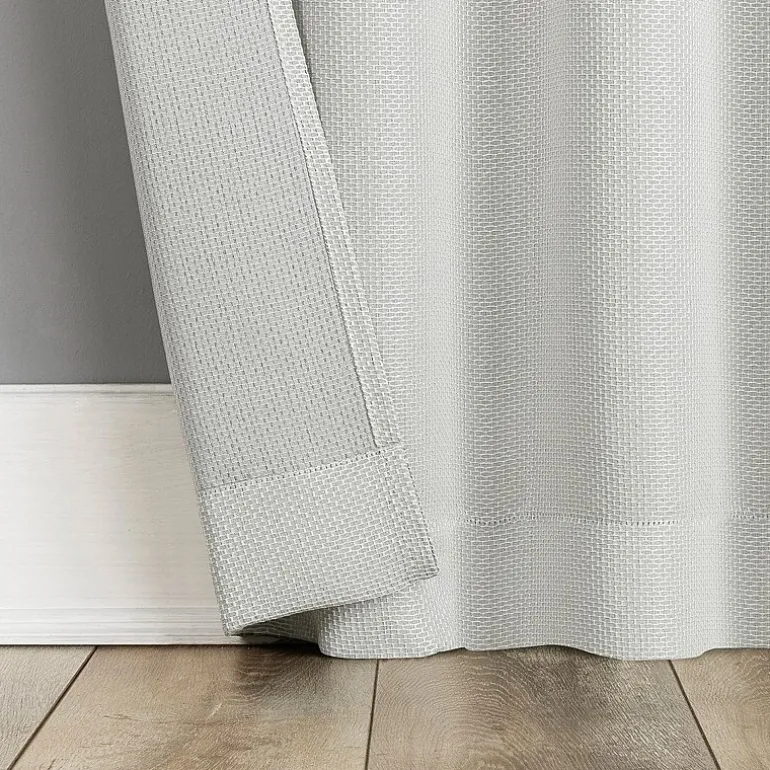 Sun Zero Dasan Rod Pocket Grommet Top Blackout Set of 4 Curtain Panel