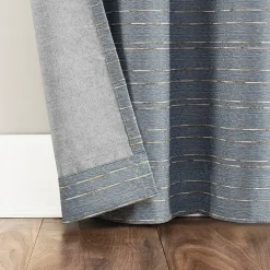 Sun Zero Dresden Detail Magnetic Grommet Top Light-Filtering Set of 2 Curtain Panel