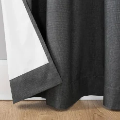 Sun Zero Duran Grommet Top Energy Saving 100% Blackout Single Curtain Panel