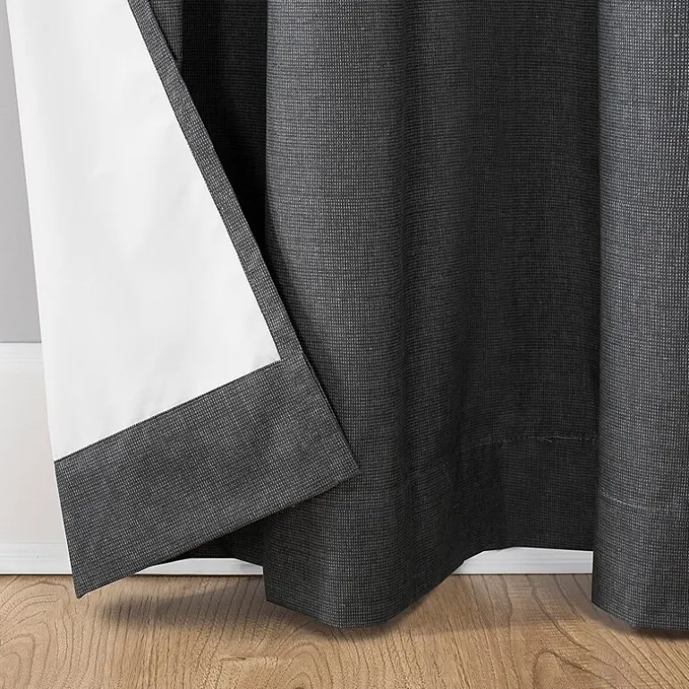 Sun Zero Duran Grommet Top Energy Saving 100% Blackout Single Curtain Panel