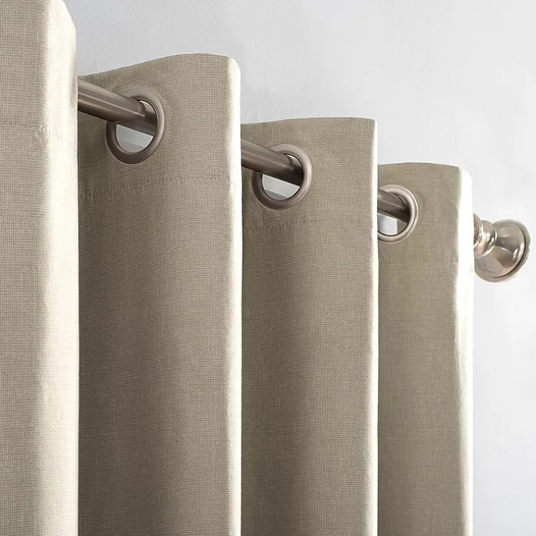 Sun Zero Duran Grommet Top Energy Saving 100% Blackout Single Curtain Panel