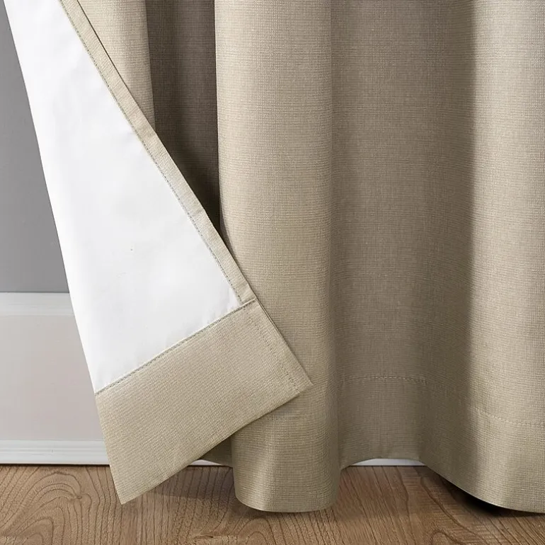 Sun Zero Duran Grommet Top Energy Saving 100% Blackout Single Curtain Panel