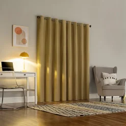 Sun Zero Duran Grommet Top Energy Saving 100% Blackout Single Curtain Panel