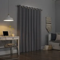Sun Zero Duran Grommet Top Energy Saving 100% Blackout Single Curtain Panel