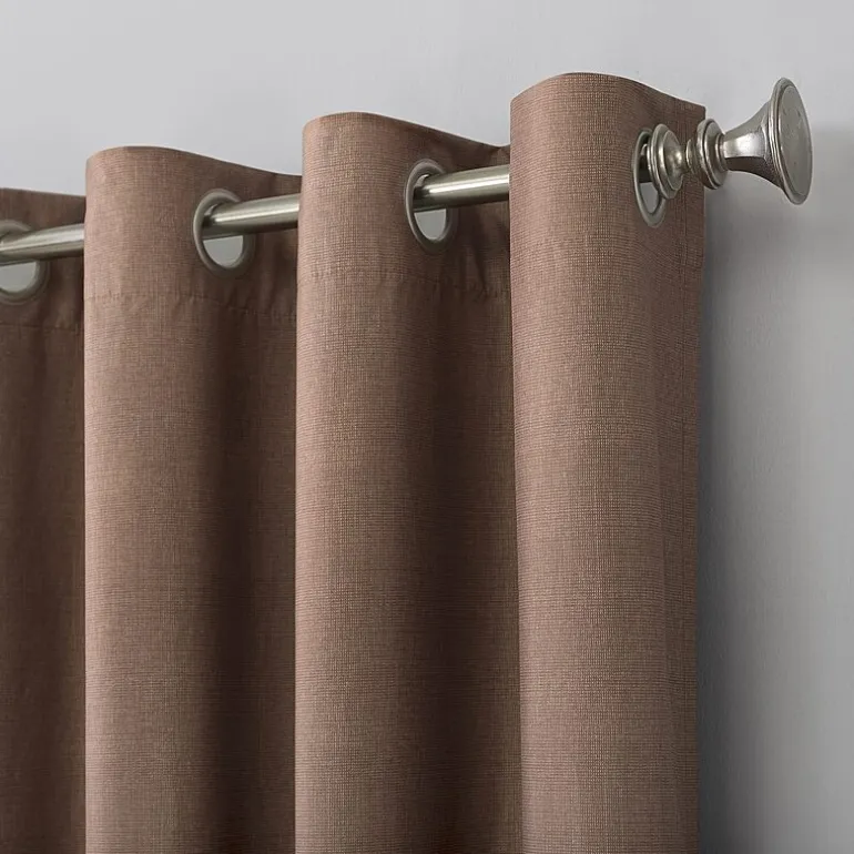 Sun Zero Duran Grommet Top Energy Saving 100% Blackout Single Curtain Panel