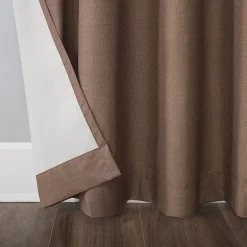 Sun Zero Duran Grommet Top Energy Saving 100% Blackout Single Curtain Panel