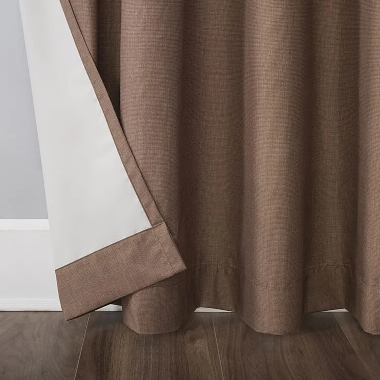 Sun Zero Duran Grommet Top Energy Saving 100% Blackout Single Curtain Panel