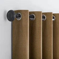 Sun Zero Duran Grommet Top Energy Saving 100% Blackout Single Curtain Panel
