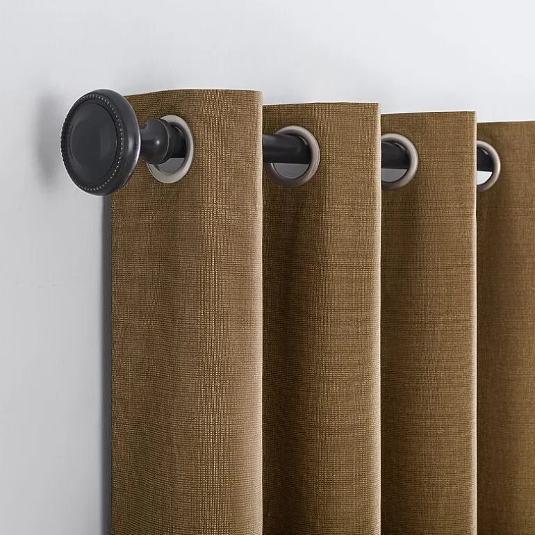 Sun Zero Duran Grommet Top Energy Saving 100% Blackout Single Curtain Panel