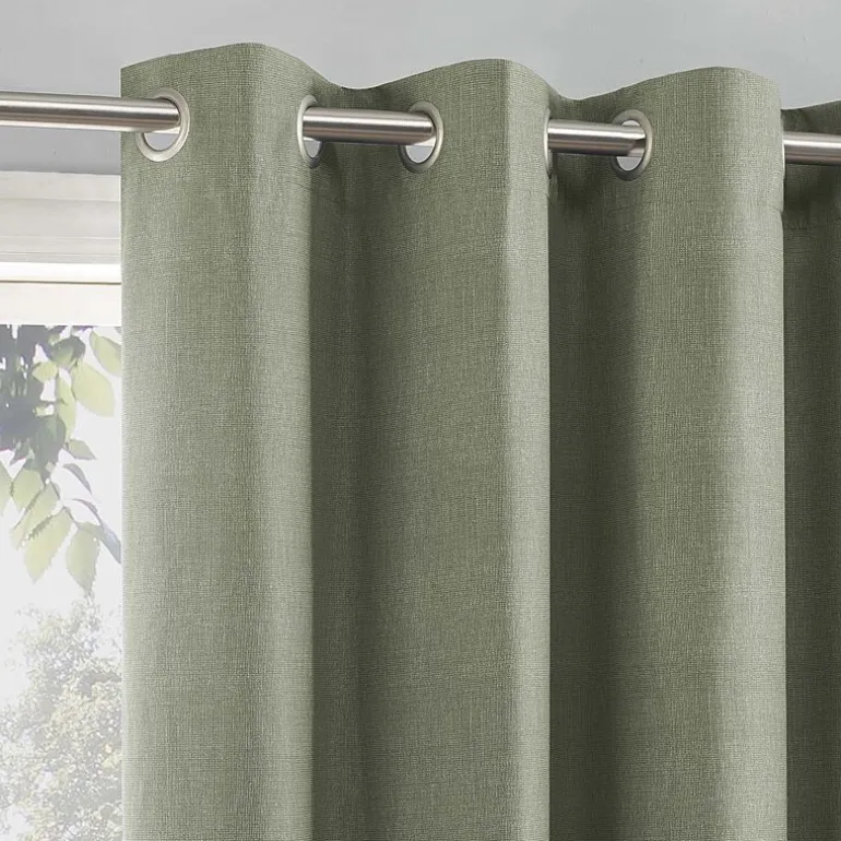 Sun Zero Duran Grommet Top Energy Saving 100% Blackout Single Curtain Panel