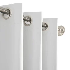Sun Zero Duran Grommet Top Energy Saving 100% Blackout Single Curtain Panel