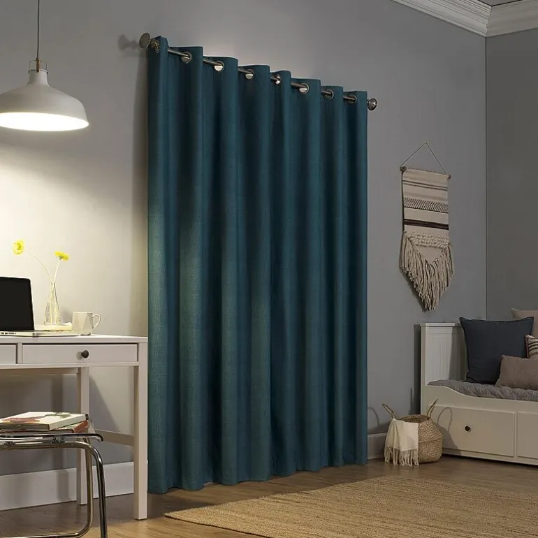 Sun Zero Duran Grommet Top Energy Saving 100% Blackout Single Curtain Panel
