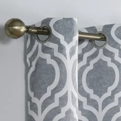 Sun Zero Eldon Grommet Top Blackout Single Curtain Panel