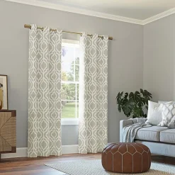 Sun Zero Eldon Grommet Top Blackout Single Curtain Panel