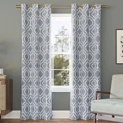 Sun Zero Eldon Grommet Top Blackout Single Curtain Panel