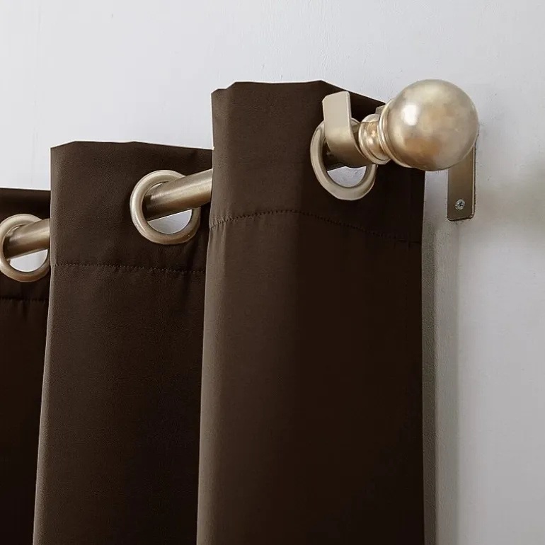 Sun Zero Emory Grommet Top Light-Filtering Single Curtain Panel