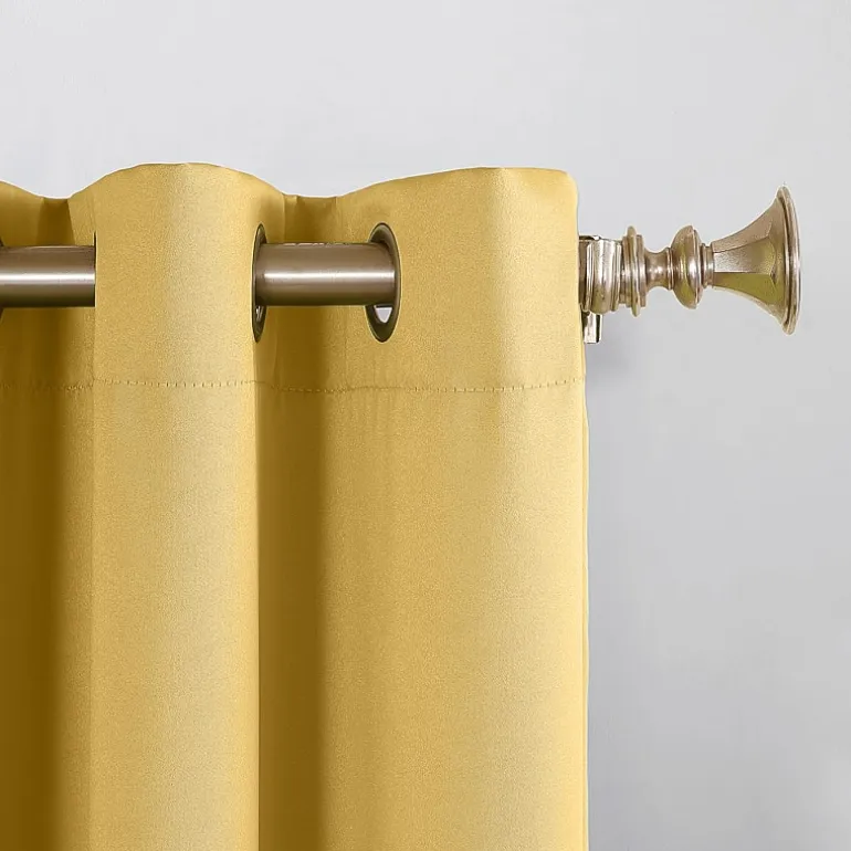 Sun Zero Emory Grommet Top Light-Filtering Single Curtain Panel