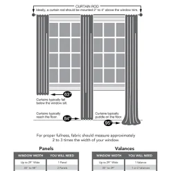 Sun Zero Emory Grommet Top Light-Filtering Single Curtain Panel