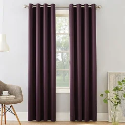 Sun Zero Emory Grommet Top Light-Filtering Single Curtain Panel