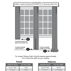 Sun Zero Emory Grommet Top Light-Filtering Single Curtain Panel