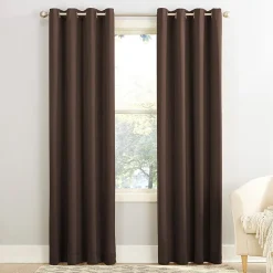 Sun Zero Emory Grommet Top Light-Filtering Single Curtain Panel