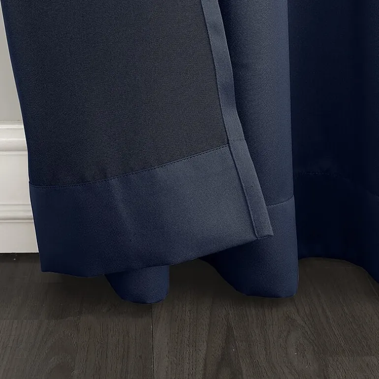 Sun Zero Emory Grommet Top Light-Filtering Single Curtain Panel
