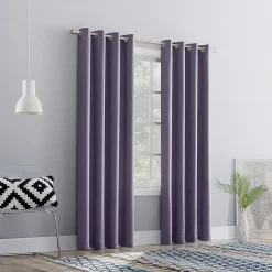 Sun Zero Emory Grommet Top Light-Filtering Single Curtain Panel