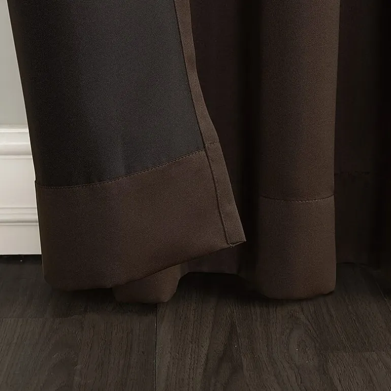 Sun Zero Emory Grommet Top Light-Filtering Single Curtain Panel