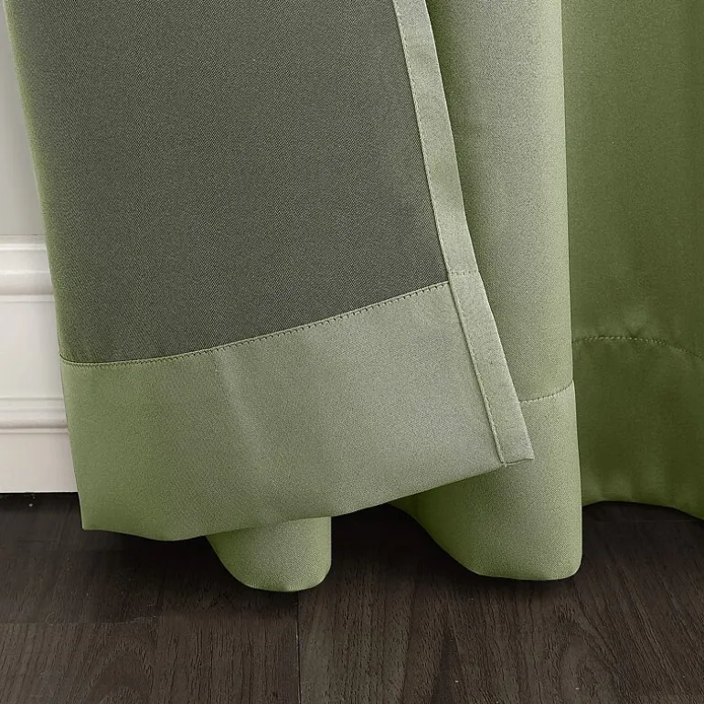 Sun Zero Emory Grommet Top Light-Filtering Single Curtain Panel