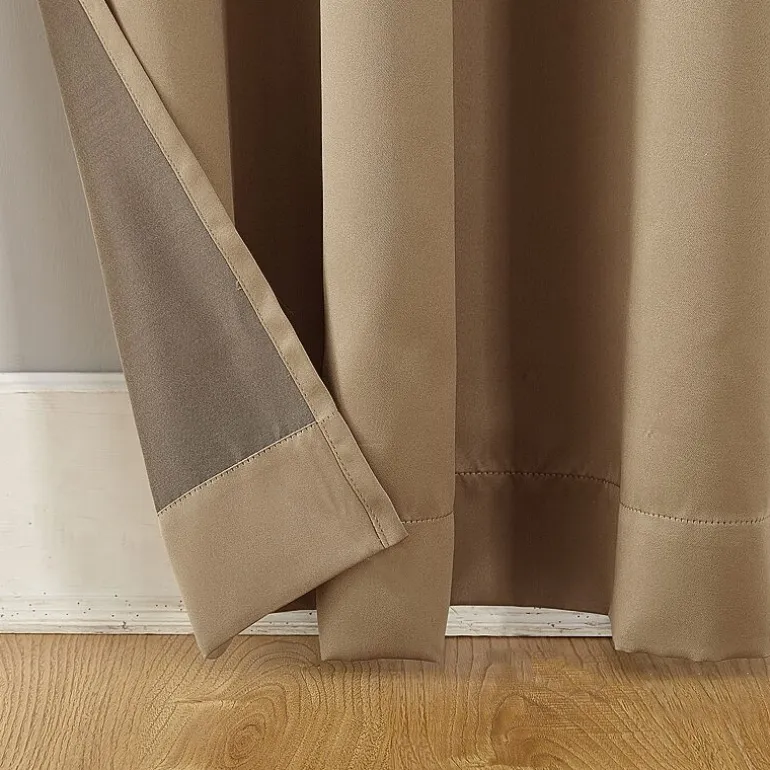 Sun Zero Emory Grommet Top Light-Filtering Single Curtain Panel