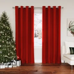 Sun Zero Emory Grommet Top Light-Filtering Single Curtain Panel