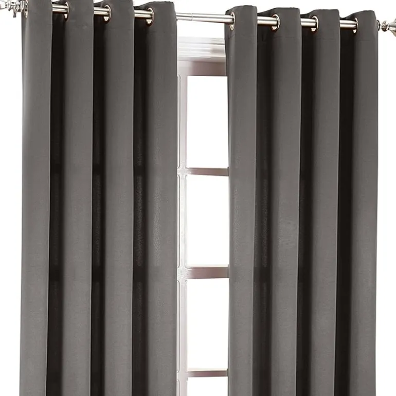 Sun Zero Emory Grommet Top Light-Filtering Single Curtain Panel