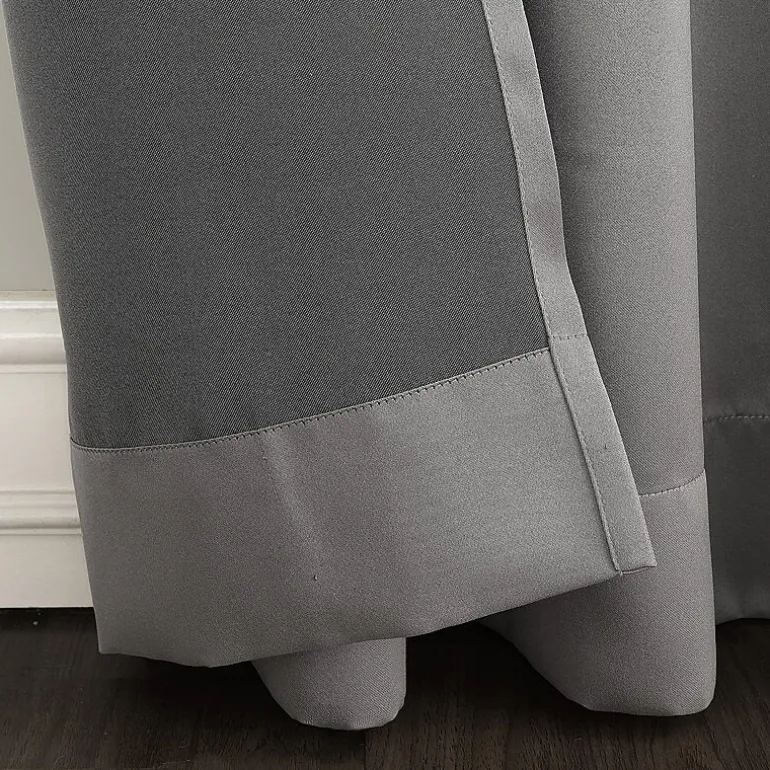 Sun Zero Emory Grommet Top Light-Filtering Single Curtain Panel