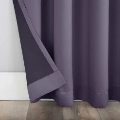 Sun Zero Emory Grommet Top Light-Filtering Single Curtain Panel