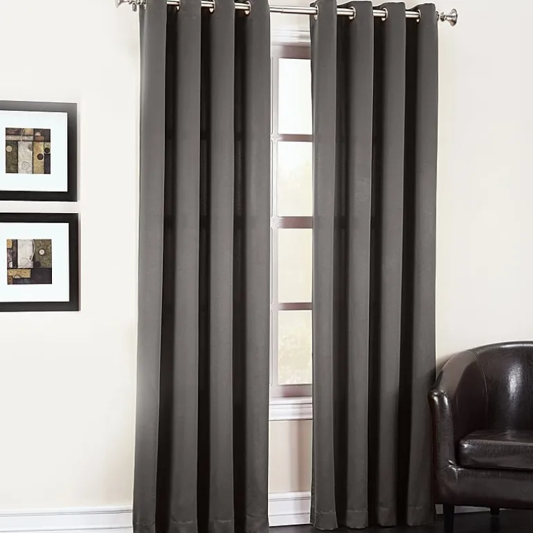 Sun Zero Emory Grommet Top Light-Filtering Single Curtain Panel